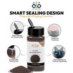 Al Fajr Mustard Seeds 310g Whole Mustard Spice for Cooking