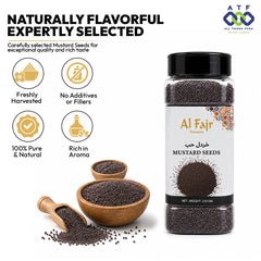 Al Fajr Mustard Seeds 310g Whole Mustard Spice for Cooking