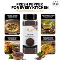 Al Fajr Mustard Seeds 310g Whole Mustard Spice for Cooking