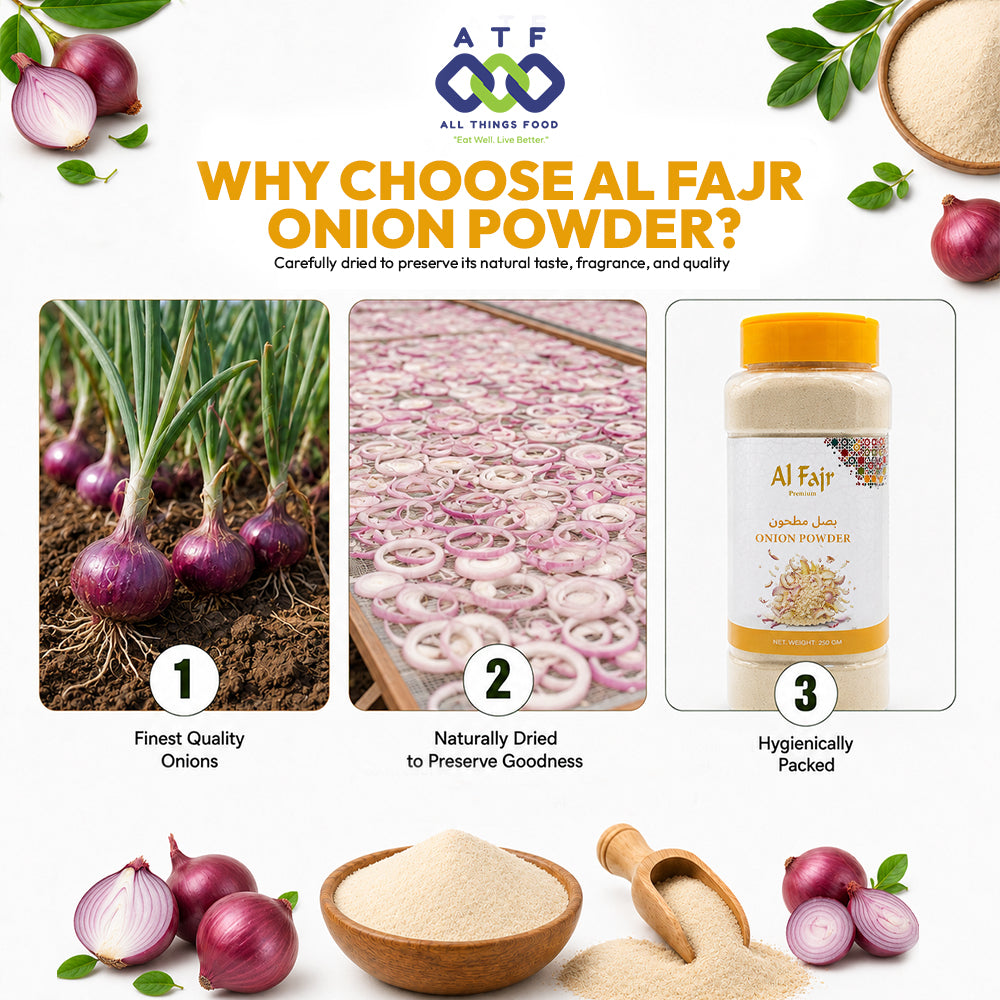 Al Fajr Onion Powder Ground Onion Spice 250g