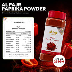 Al Fajr Paprika Powder Ground Paprika Spice 235g