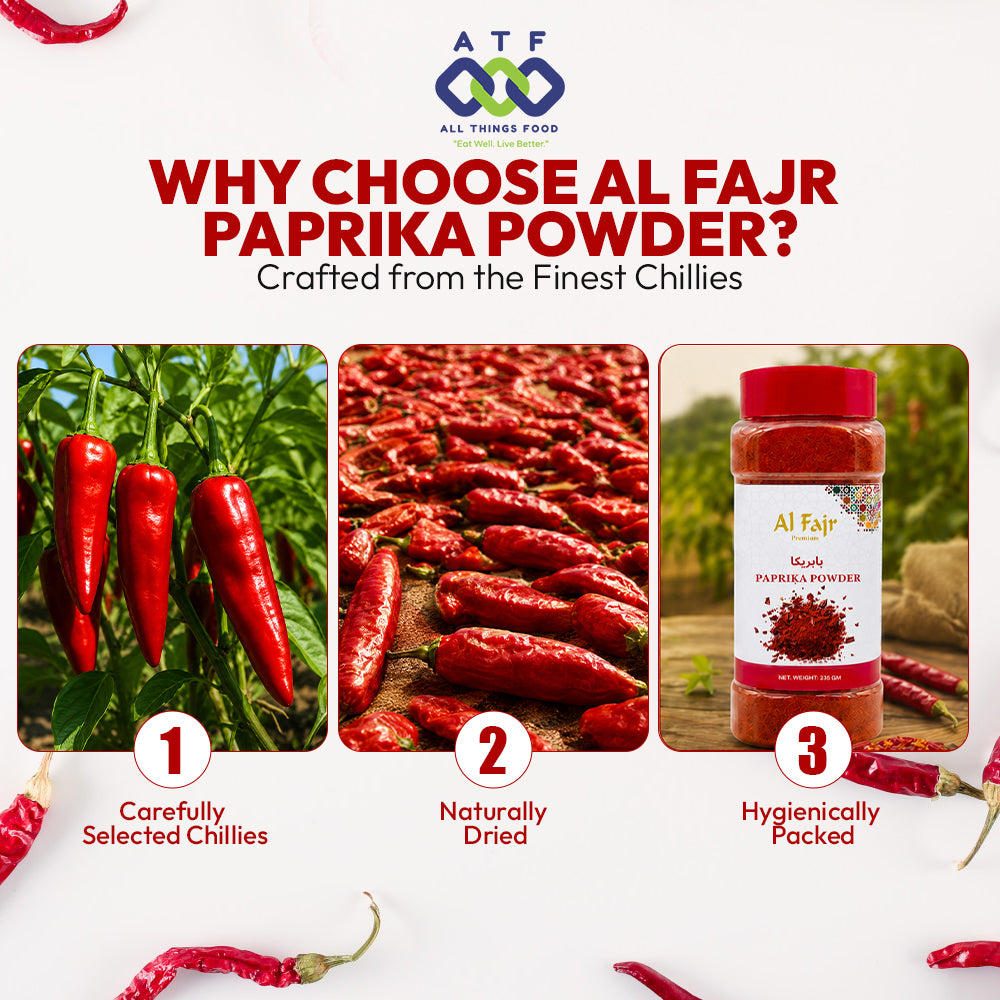 Al Fajr Paprika Powder Ground Paprika Spice 235g