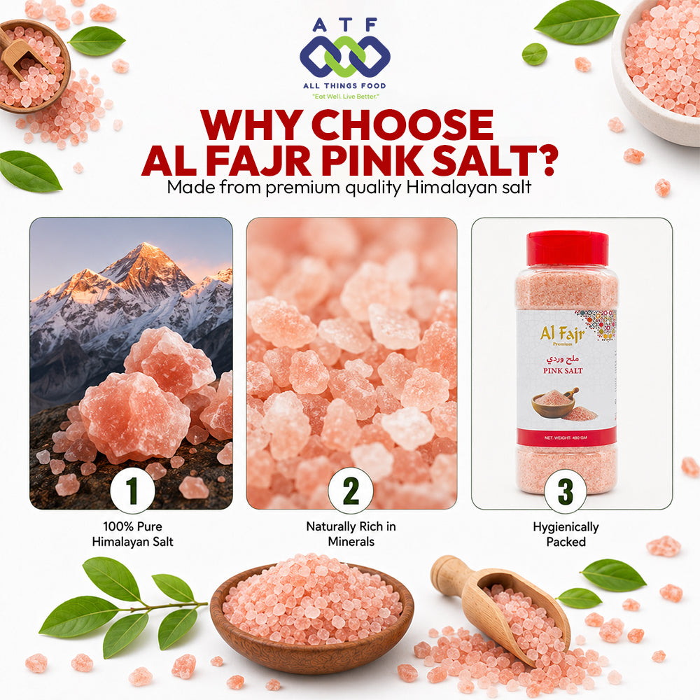 Al Fajr Pink Salt Cooking Salt 490g