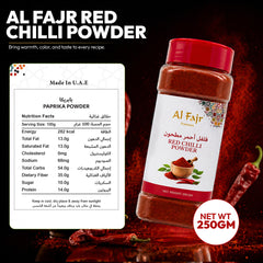 Al Fajr Red Chilli Powder Ground Chilli Spice 250g