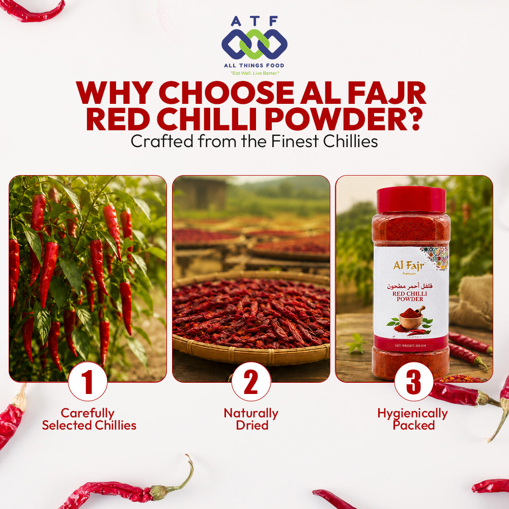 Al Fajr Red Chilli Powder Ground Chilli Spice 250g