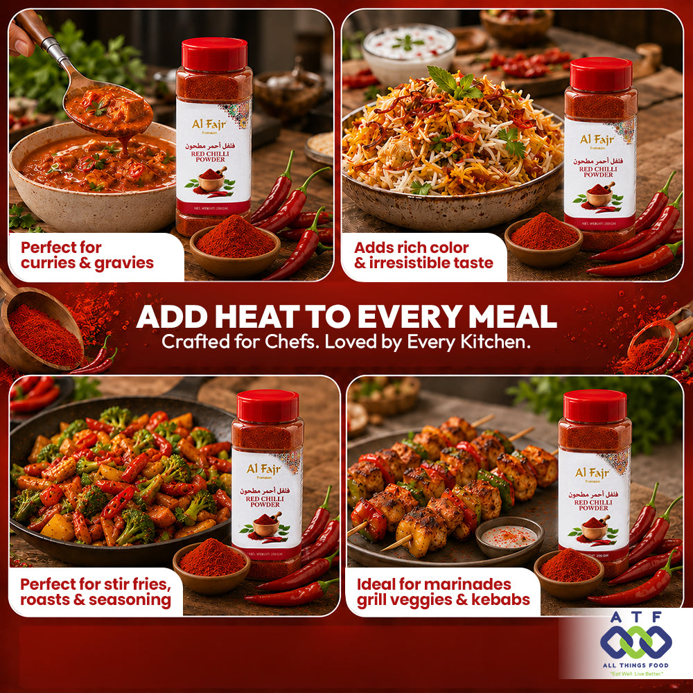 Al Fajr Red Chilli Powder Ground Chilli Spice 250g
