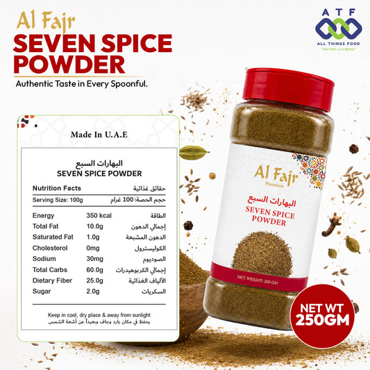 Al Fajr Seven Spice Powder Mixed Spice Blend 250g