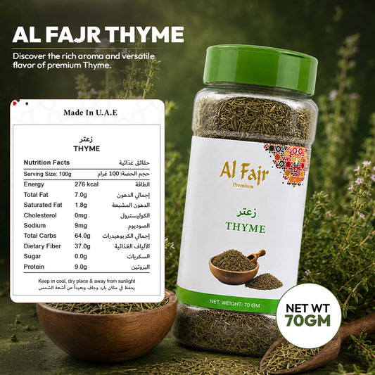 Al Fajr Thyme Dried Herb Seasoning 70g