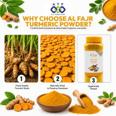 Al Fajr Turmeric Powder 300g Ground Turmeric Spice for Cooking