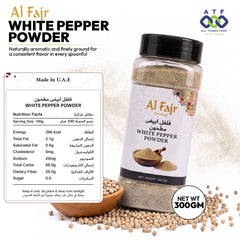 Al Fajr White Pepper Powder 300g Ground White Pepper Spice
