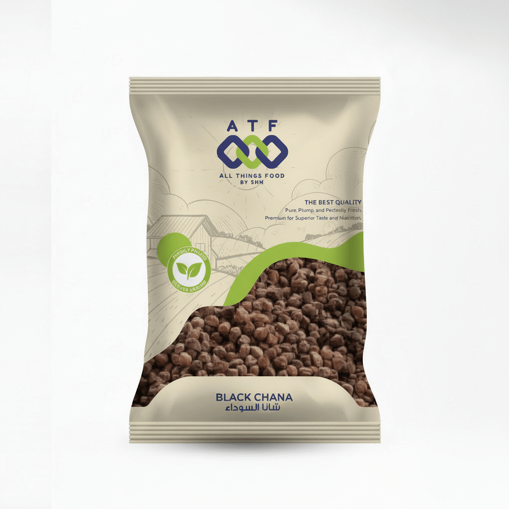 ATF Black Chana 1KG Premium Quality Whole Pulses - SNH Packing