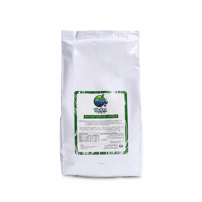 BOBA Matcha Flavor Powder 1KG Premium Green Tea Drink Mix