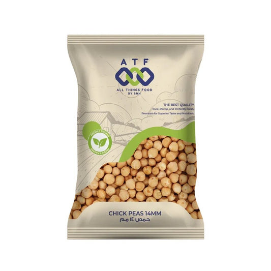 ATF Chick Peas 14MM 1KG Extra Large Kabuli Chana - SNH Packing