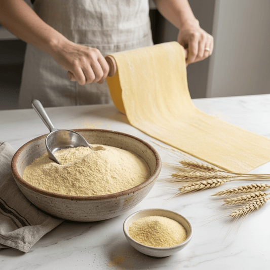 ATF DURUM SEMOLINA FINE (DOUBLE MILLED) 1KG - SNH Packing