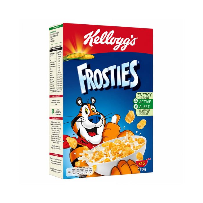 Kellogg's Frosties 470G Sweet Frosted Corn Flakes Cereal
