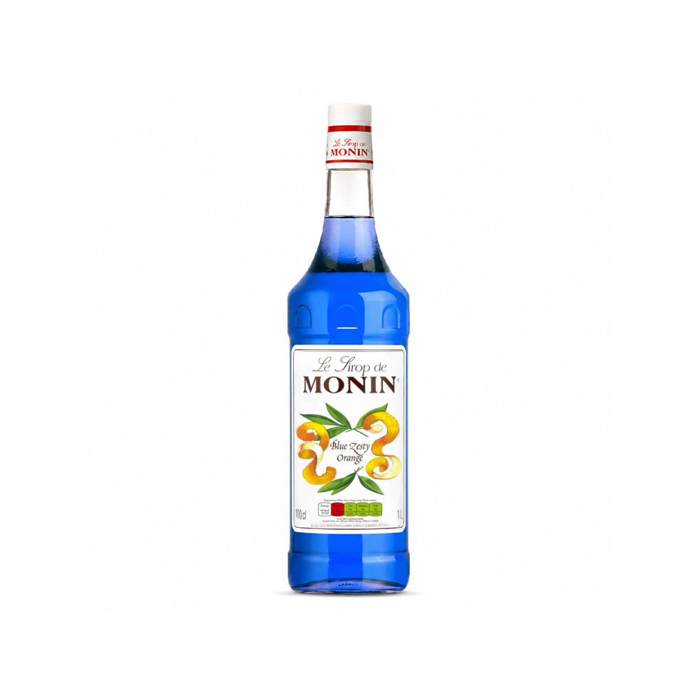 Monin Blue Lagoon Zesty Orange Syrup 1 Liter