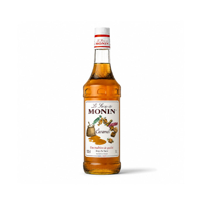 Monin Caramel Syrup 1L Premium Coffee Flavour Beverage Syrup