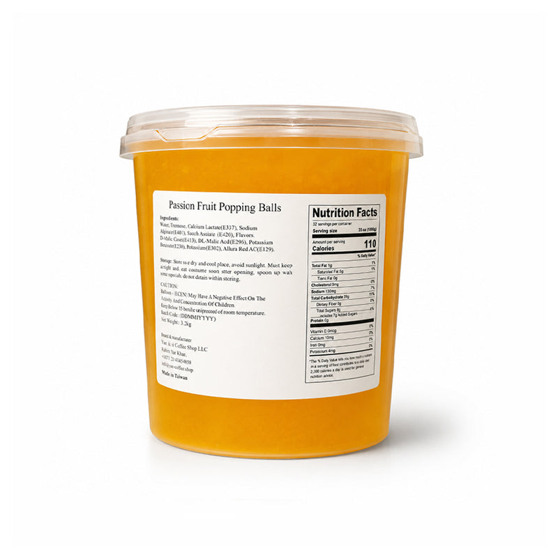 Original Passion Fruit Popping Boba 3KG | Boba by ATF