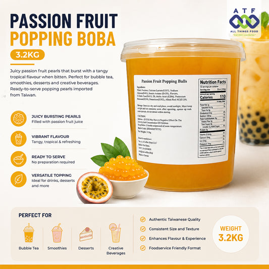 Original Passion Fruit Popping Boba 3KG | Boba by ATF