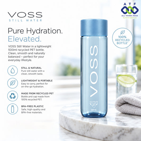 Voss Stillwater Plasticbottle 500ml