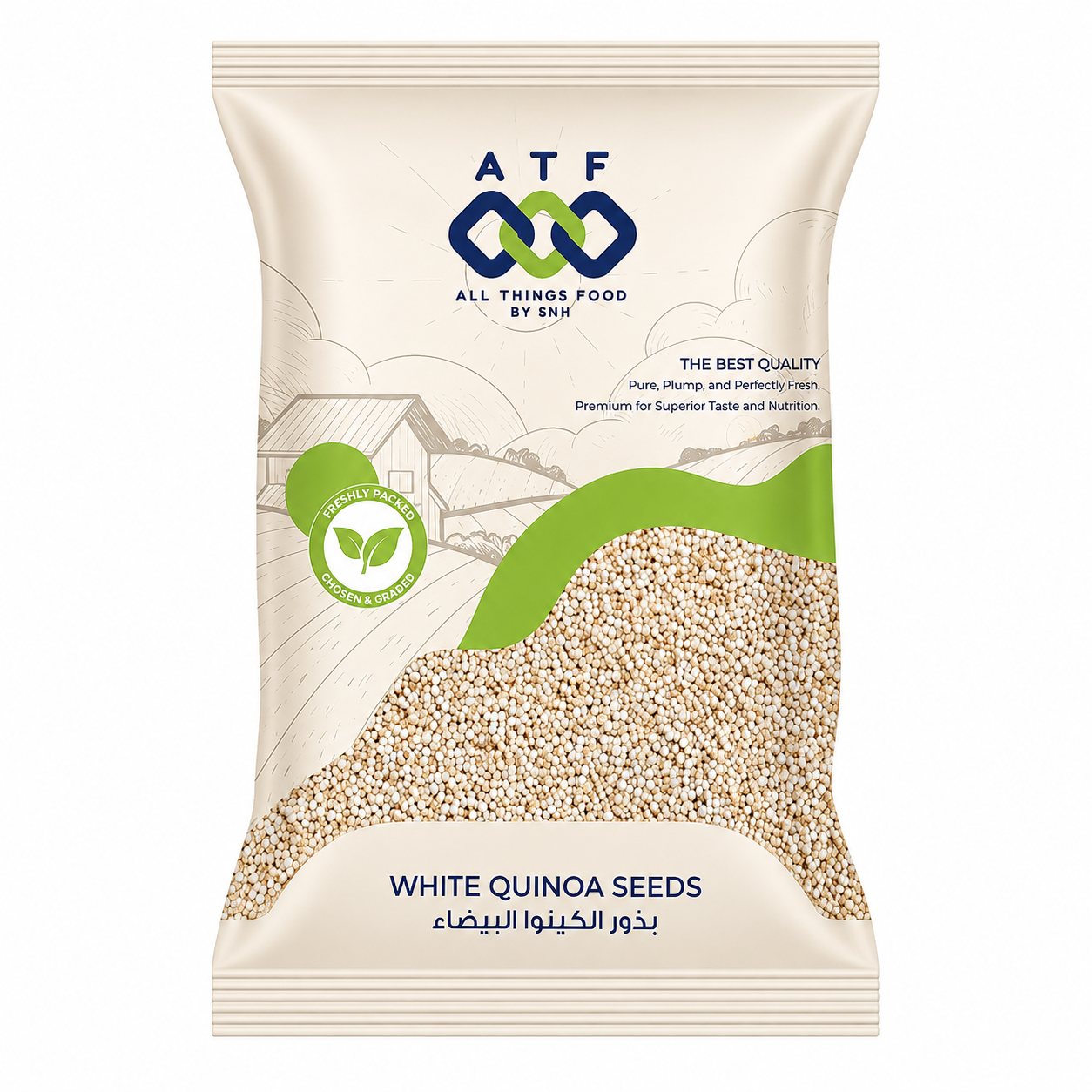 ATF White Quinoa Seed Premium Quinoa Grain 1KG
