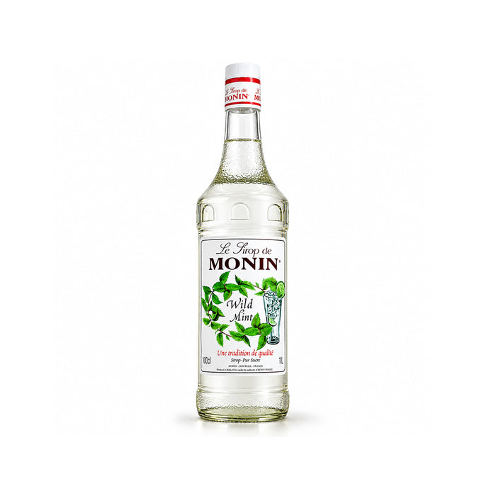 Monin Wild Mint Syrup 1L for Mojitos Lemonades
