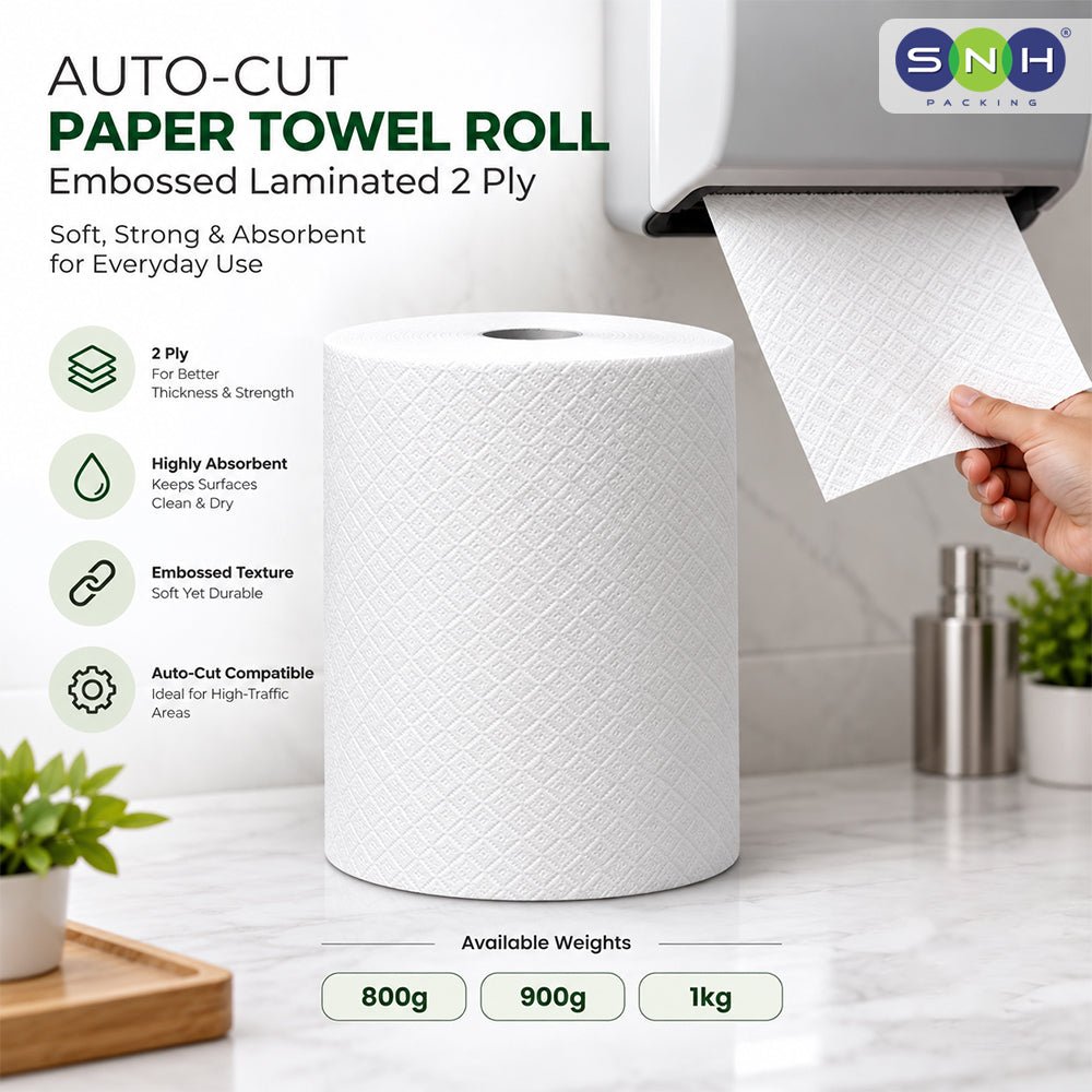 Autocut Maxi Roll Embossed Laminated 2 Ply