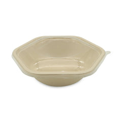 Bagasse Hexagon Containers with PET Lids 750ML 1000ML - SNH Packing