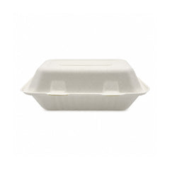 Bagasse Lunch Boxes 5x7 to 9 Inch Biodegradable Food Boxes - SNH Packing