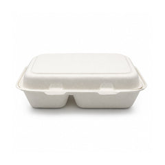 Bagasse Lunch Boxes 5x7 to 9 Inch Biodegradable Food Boxes - SNH Packing