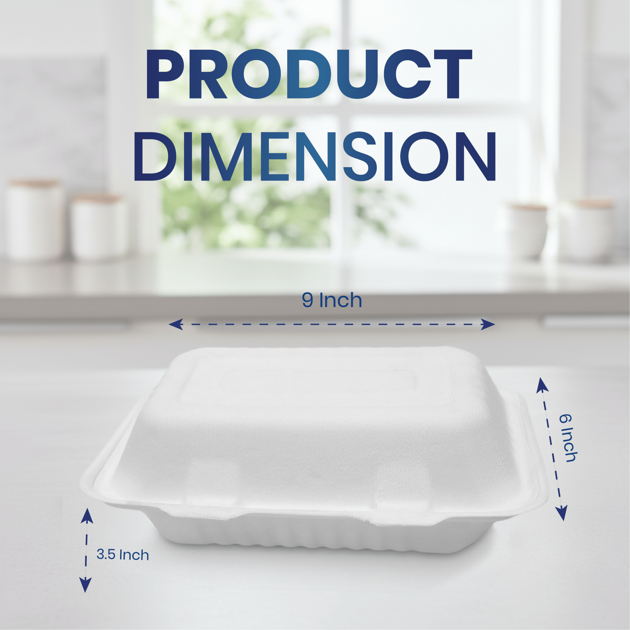 Bagasse Lunch Boxes – Eco - Friendly Biodegradable Disposable Boxes - SNH Packing