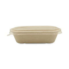 Bagasse Oval Food Containers with PP Lid 750ml 1000ml - SNH Packing