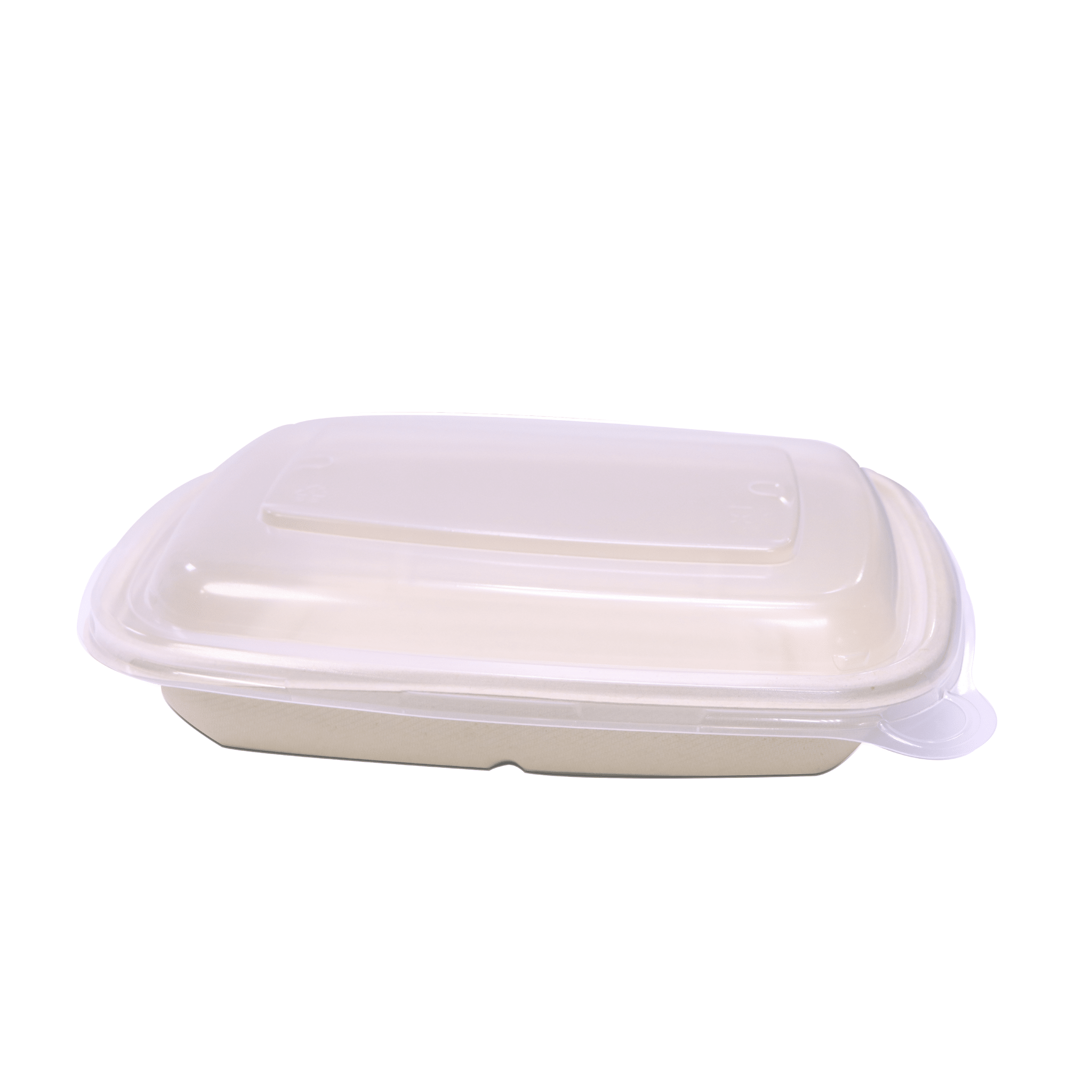 Bagasse Rectangular Containers with Lids - SNH Packing