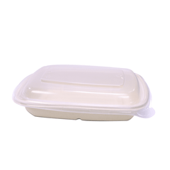Bagasse Rectangular Containers with Lids - SNH Packing