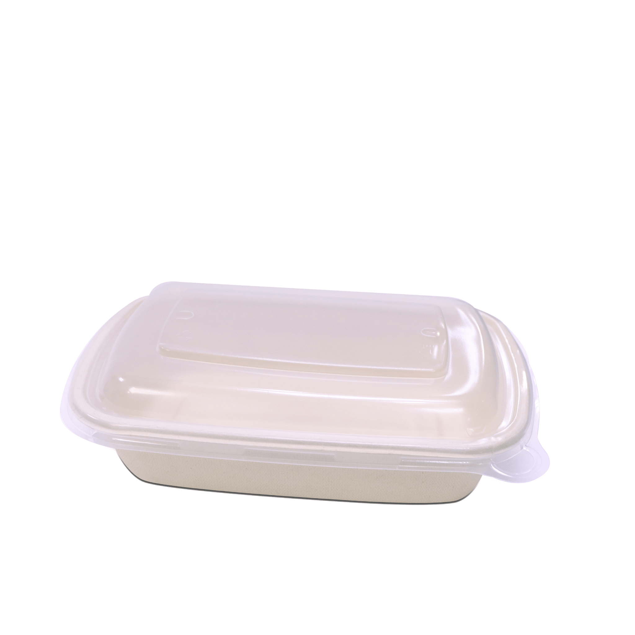 Bagasse Rectangular Containers with Lids - SNH Packing
