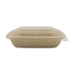 Bagasse Rectangular Containers with Lids 750ml to 1400ml - SNH Packing