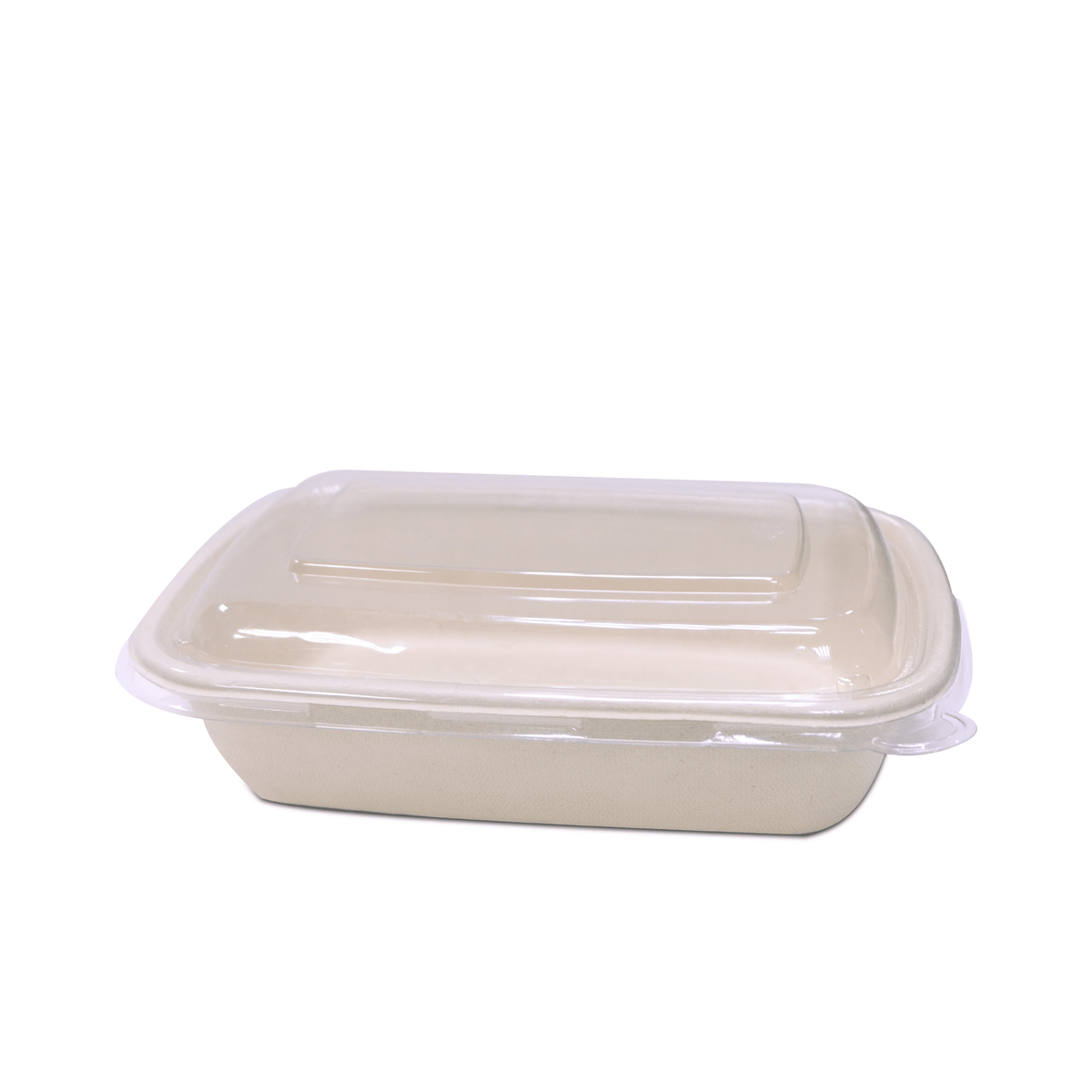 Bagasse Rectangular Containers with Lids - SNH Packing