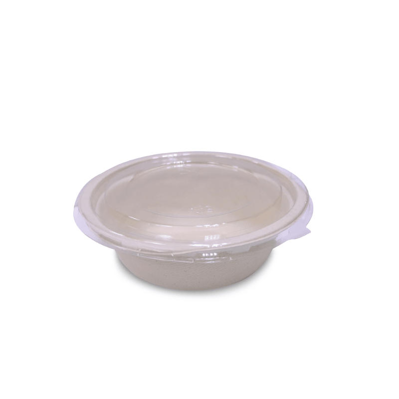 Bagasse Round Containers with Lids | Eco - Friendly - SNH Packing