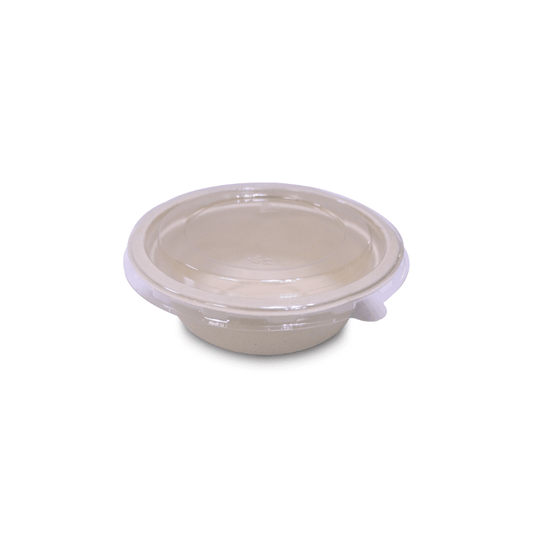 Bagasse Round Containers with Lids | Eco - Friendly - SNH Packing