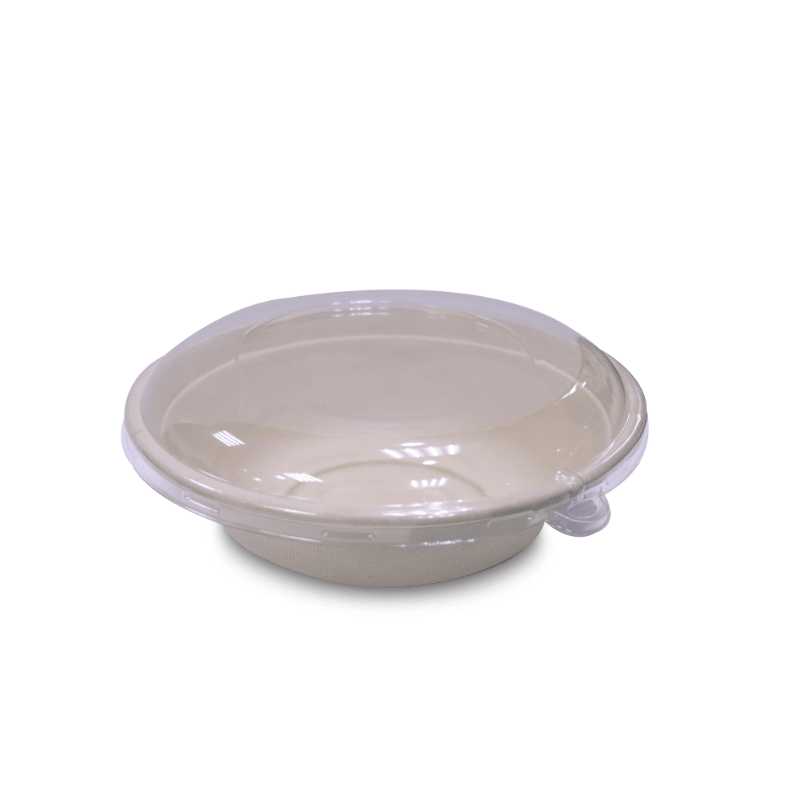 Bagasse Round Containers with Lids | Eco - Friendly - SNH Packing