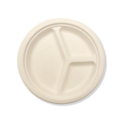 Bagasse Round Plates Eco Friendly Biodegradable - SNH Packing