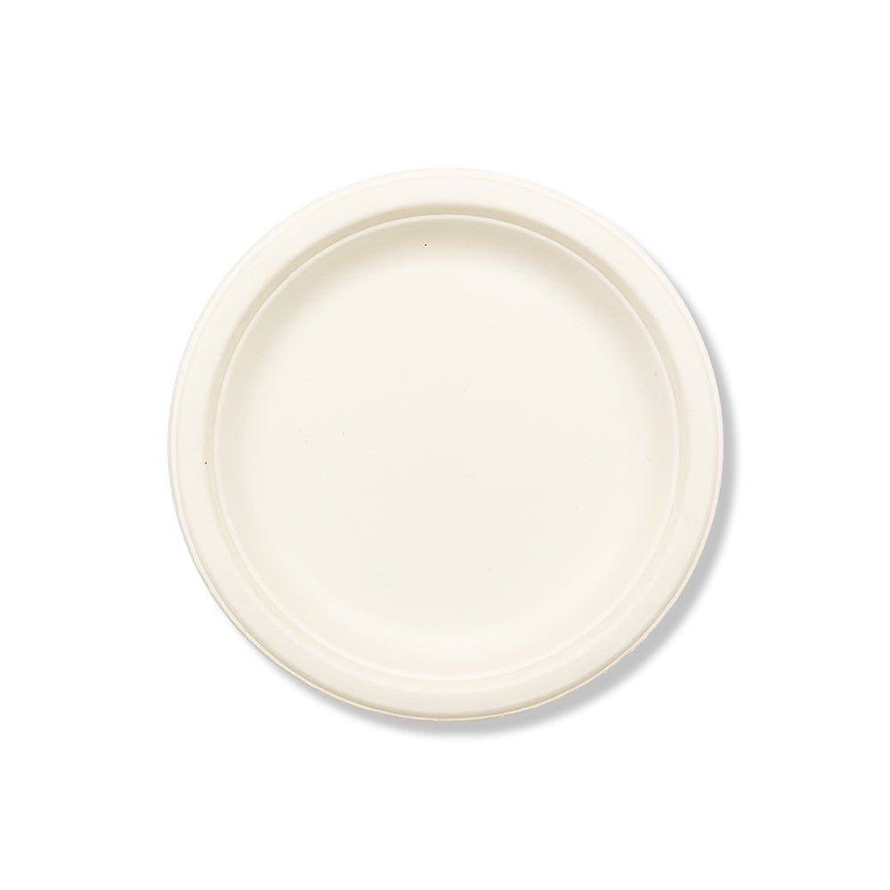 Bagasse Round Plates Eco Friendly Biodegradable - SNH Packing