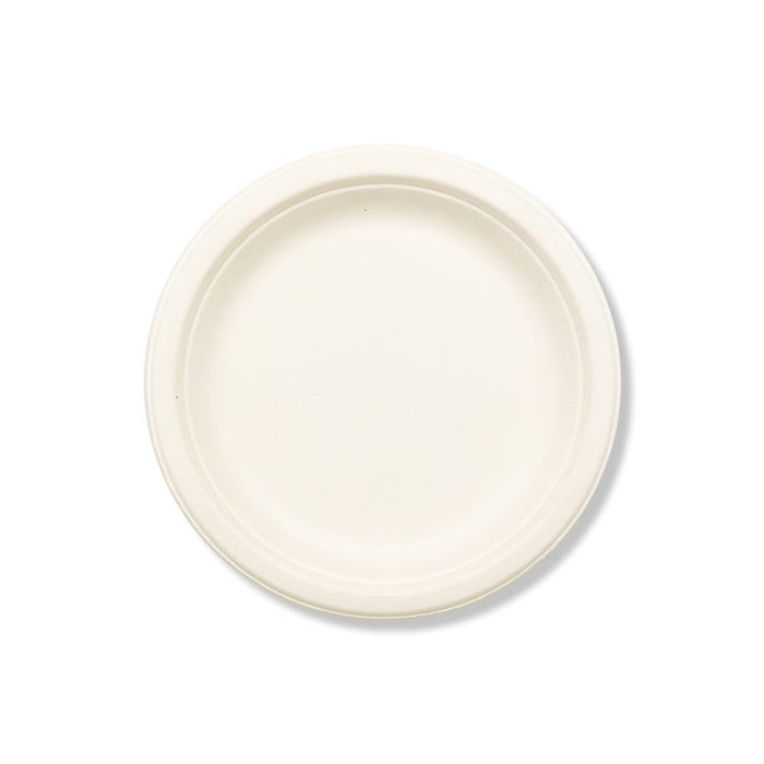 Bagasse Round Plates Eco Friendly Biodegradable