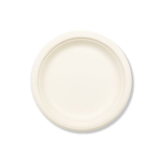 Bagasse Round Plates Eco Friendly Biodegradable - SNH Packing
