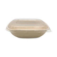 Bagasse Square Containers with PET & PP Lids | Eco Friendly Takeaway Boxes - SNH Packing
