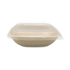 Bagasse Square Containers with PET & PP Lids | Eco Friendly Takeaway Boxes - SNH Packing