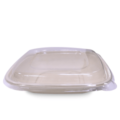 Bagasse Square Containers with PET & PP Lids | Eco Takeaway Boxes - SNH Packing