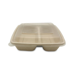 Bagasse Square Food Containers with Lids 1000ml to 1400ml - SNH Packing