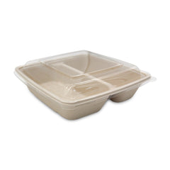 Bagasse Square Food Containers with Lids 1000ml to 1400ml - SNH Packing
