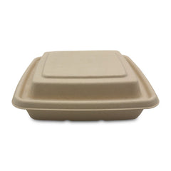 Bagasse Square Food Containers with Lids 1000ml to 1400ml - SNH Packing